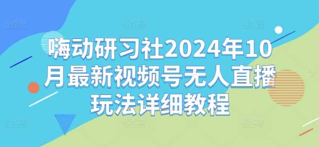 20241026025804-671c5abc049dd.jpg 嗨动研习社2024年10月最新视频号无人直播玩法详细教程