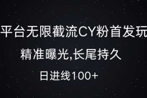 单平台无限截流创业粉首发玩法,精准曝光,长尾持久,日引流100+【揭秘】网赚项目-副业赚钱-互联网创业-资源整合三网合壹|项目站